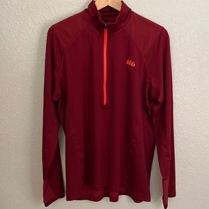 REI 1/2 Zip Lightweight Active/Baselayer - Large
